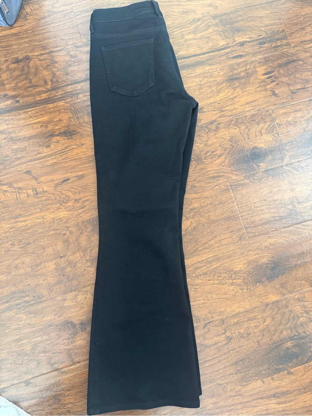 Quince Women's Black Flare Jeans - Picture 4 of 5